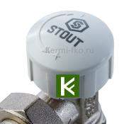 Клапан термостатический угловой SVT 0002 000015 STOUT